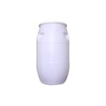 بشکه 100 لیتری پلاستیکی مواد نو (ضخیم و ساده و آبی و سفید) - Image 2