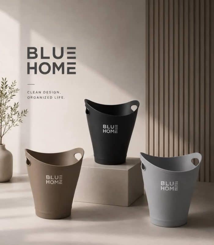 سطل اداری دسته‌دار Blue Home (بزرگ) - Image 6